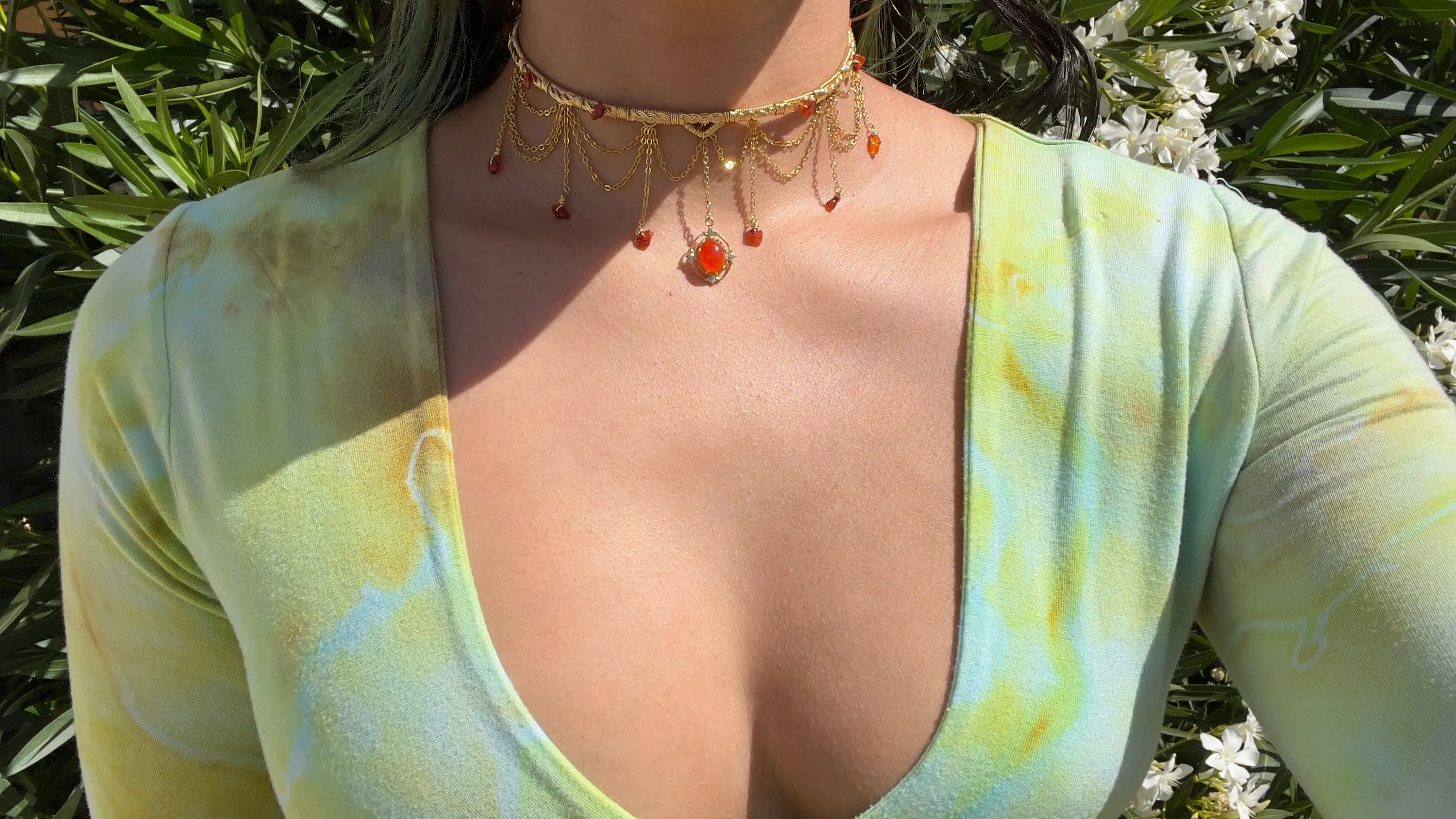 Astraea Choker in Carnelian ✵