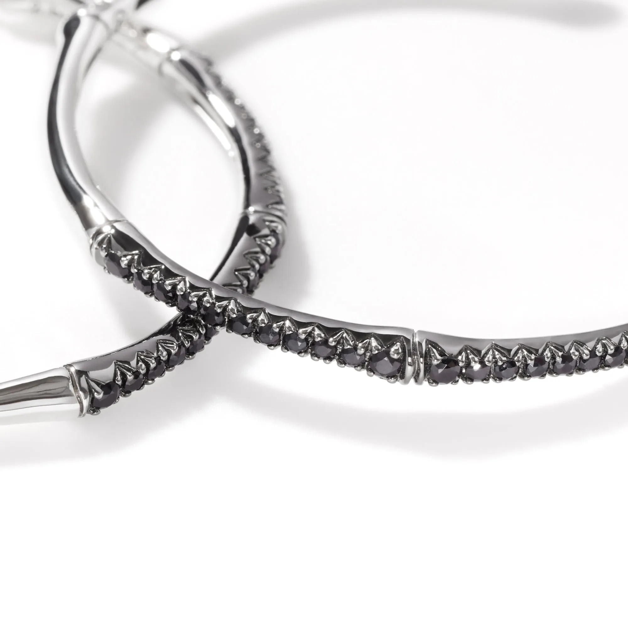 Bamboo Large Hoop Earring