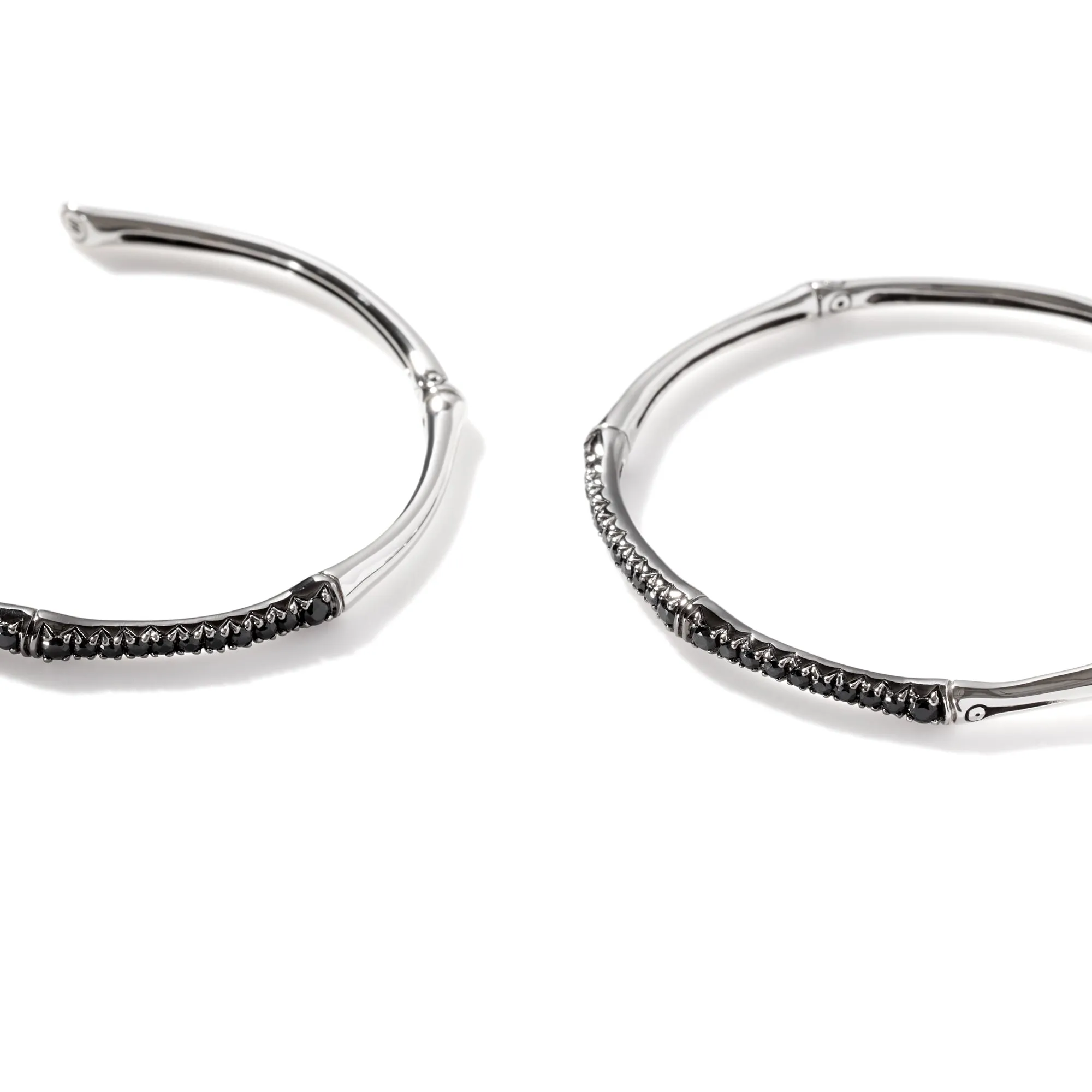 Bamboo Large Hoop Earring