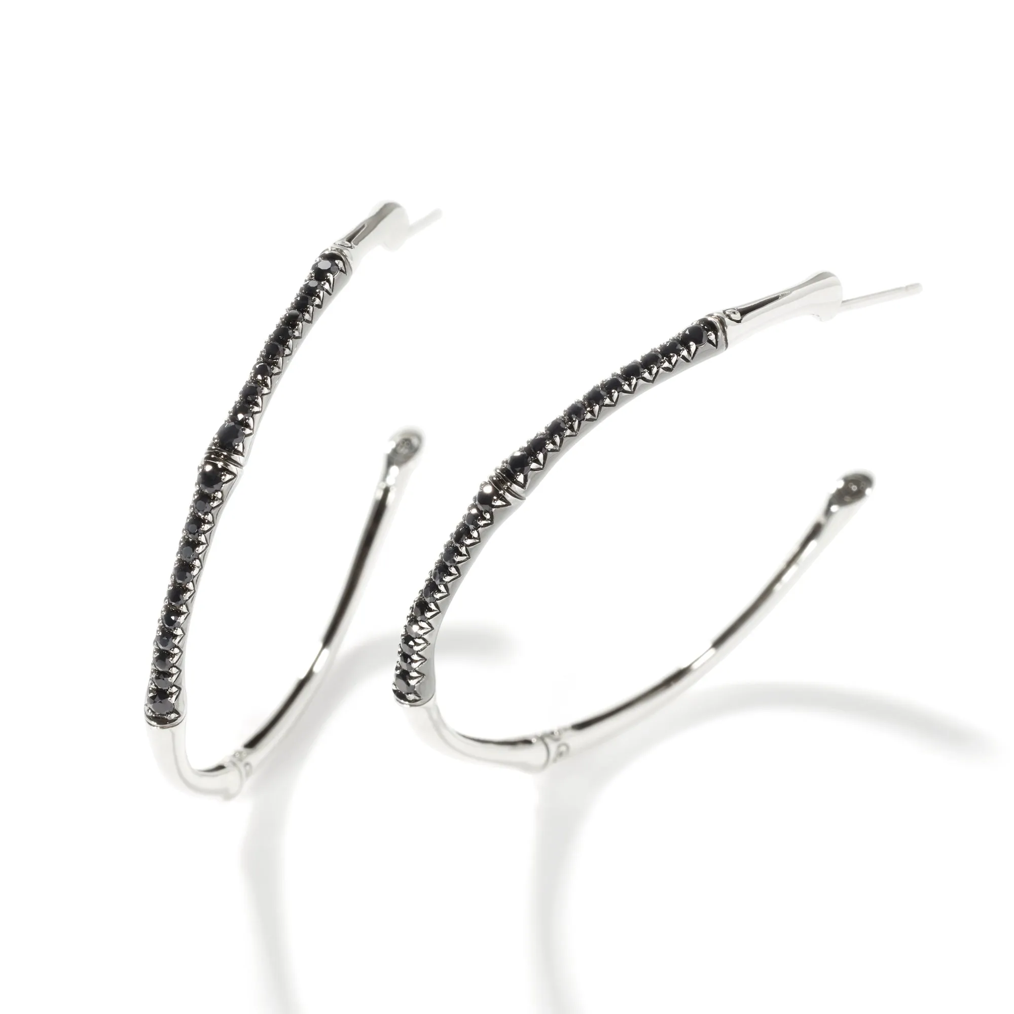 Bamboo Large Hoop Earring