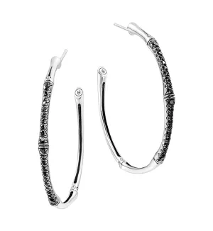 Bamboo Large Hoop Earring
