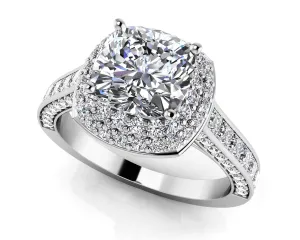 Beginning Journey Lab-Grown Diamond Engagement Ring with 2.11 ct. (1.00 ct. center diamond)