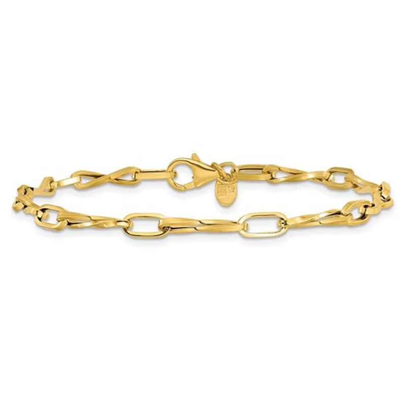 Ben Garelick High Polished Fancy Twisted Link Bracelet