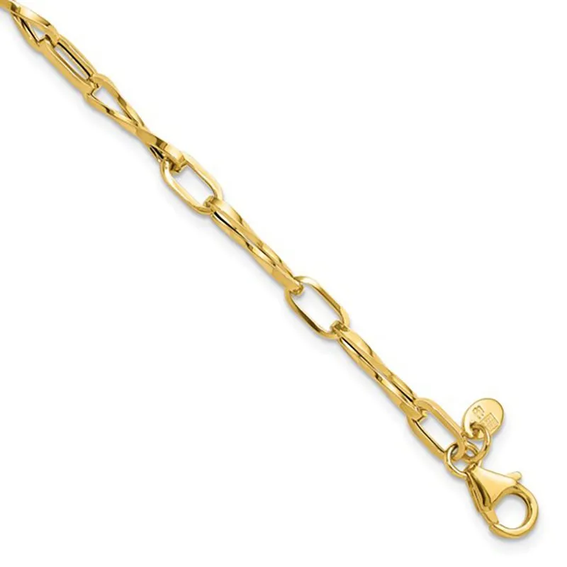 Ben Garelick High Polished Fancy Twisted Link Bracelet