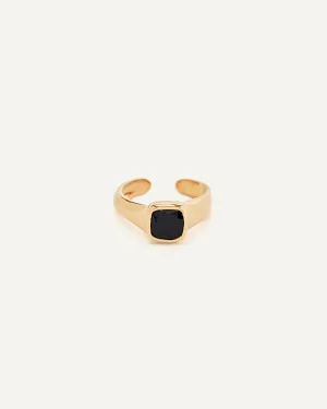 black onyx ring