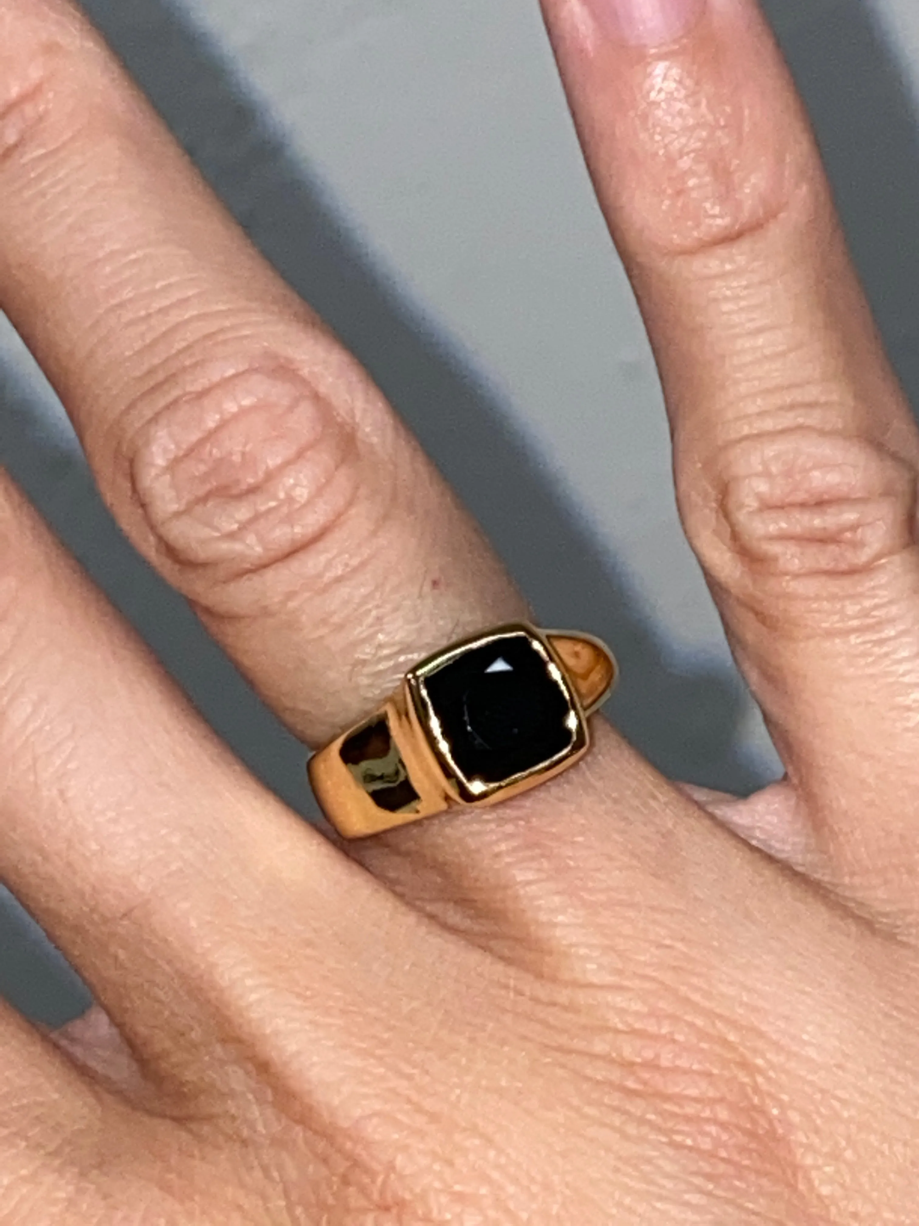 black onyx ring
