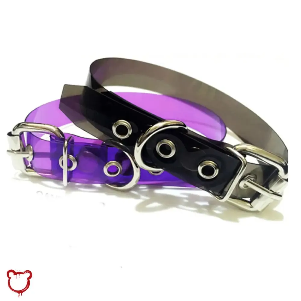 Black/Purple Venom PVC Choker