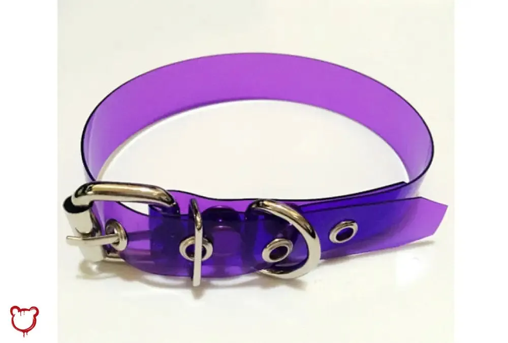 Black/Purple Venom PVC Choker