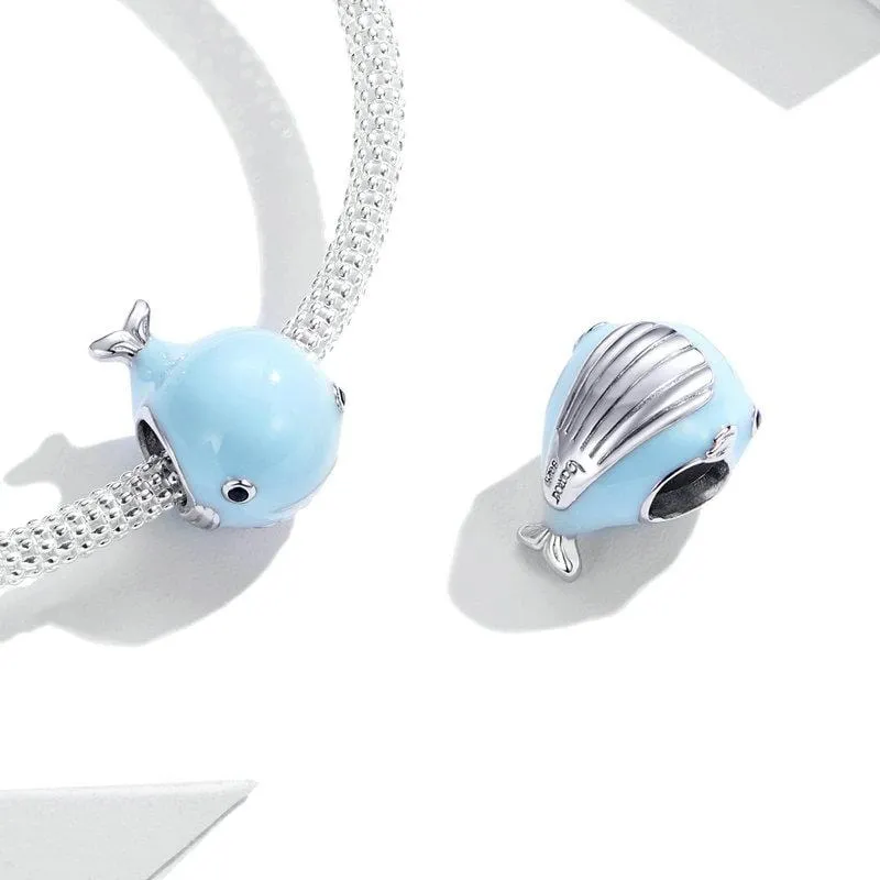 Blue Whale Charm