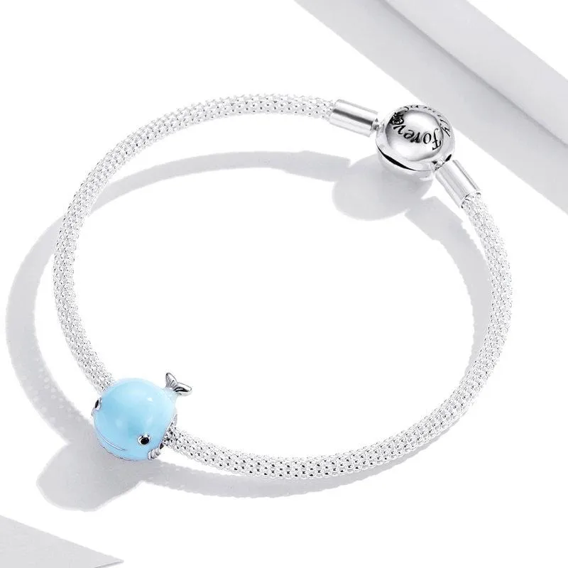 Blue Whale Charm
