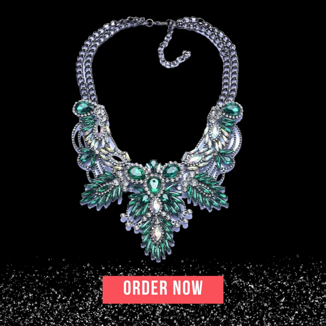Bohemian Rhinestone Chunky Choker