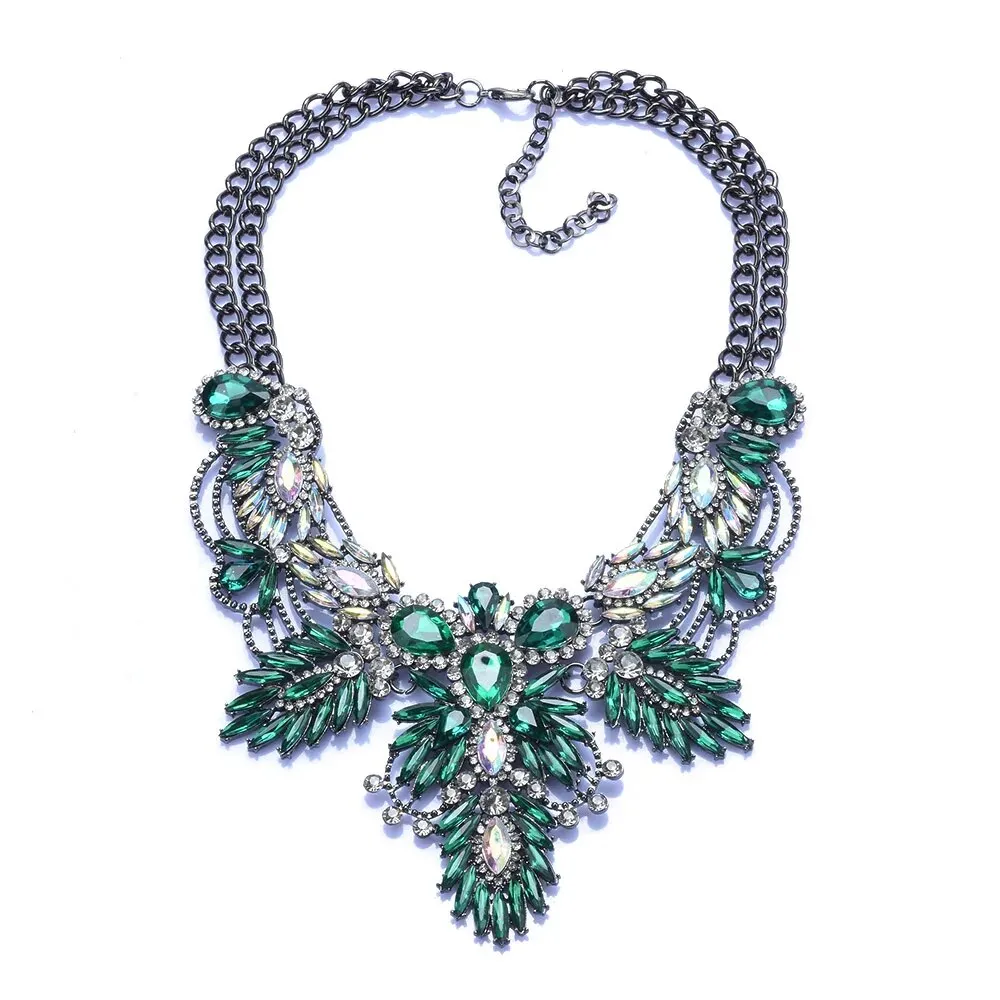 Bohemian Rhinestone Chunky Choker