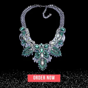 Bohemian Rhinestone Chunky Choker