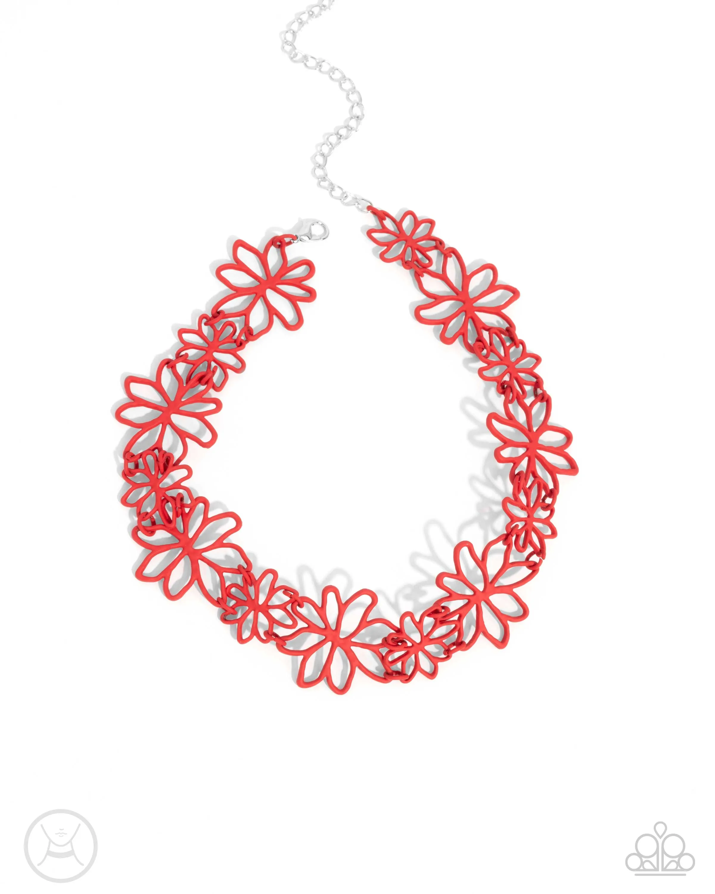 Bouquet Blend - Red - Necklace