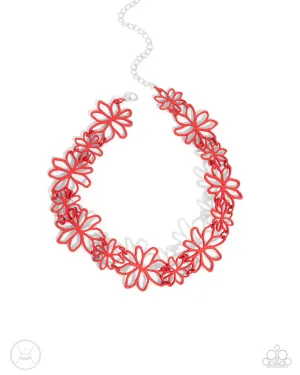 Bouquet Blend - Red - Necklace