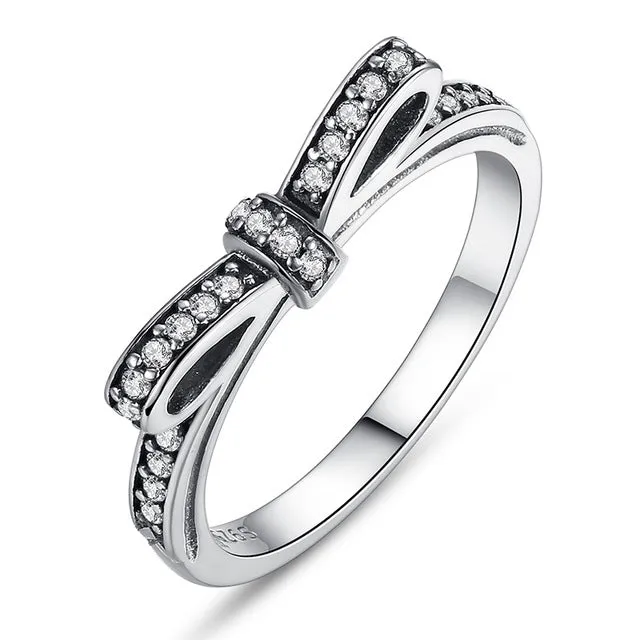 Bow Knot Stackable Ring