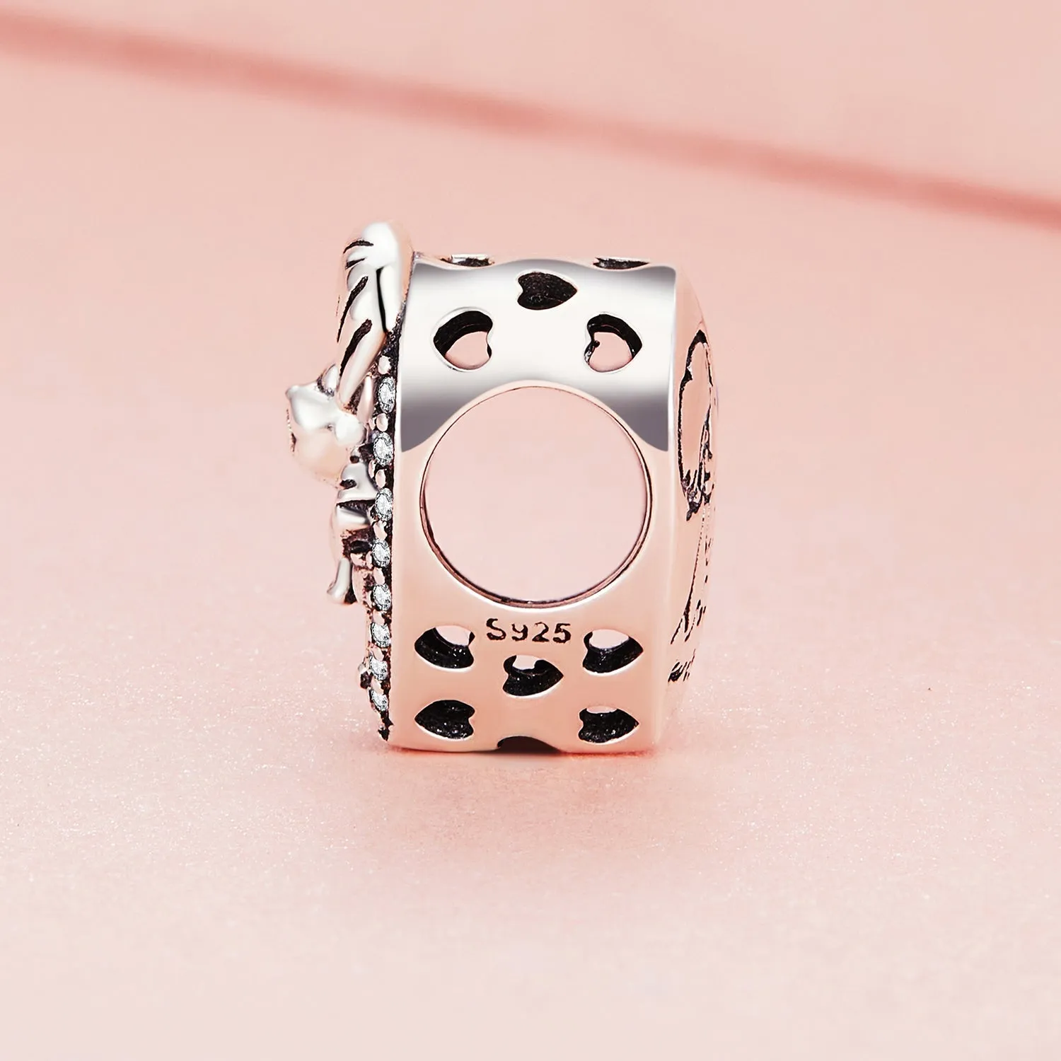 Boy & Dog Heart Charm