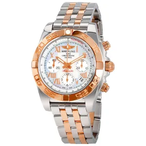 Breitling Chronomat Mother of Pearl Dial Stainless Steel and 18K Rose Gold Men's Watch CB014012-A748TT CB014012-A748-378C
