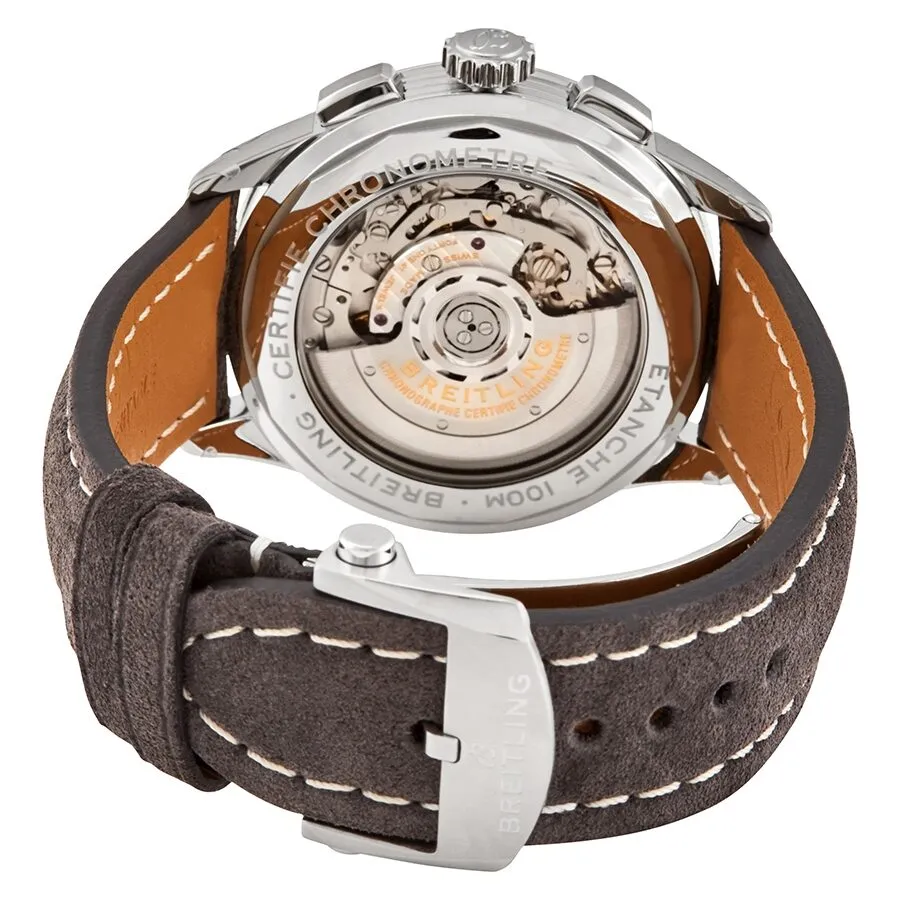 Breitling Premier B01 Chronograph Automatic Grey Dial Men's Watch AB0118221B1X1