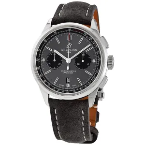 Breitling Premier B01 Chronograph Automatic Grey Dial Men's Watch AB0118221B1X1