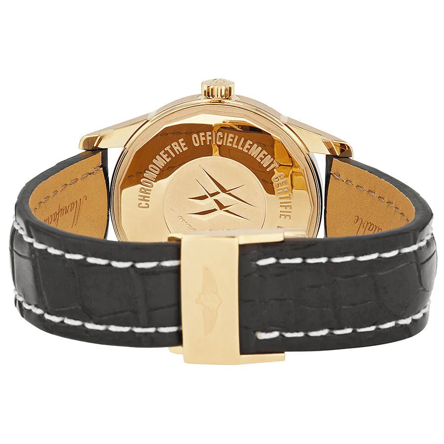 Breitling Transocean Black Dial 18kt Rose Gold Men's Watch R4531012-BB70BKCD R4531012-BB70-744P-R20D.1