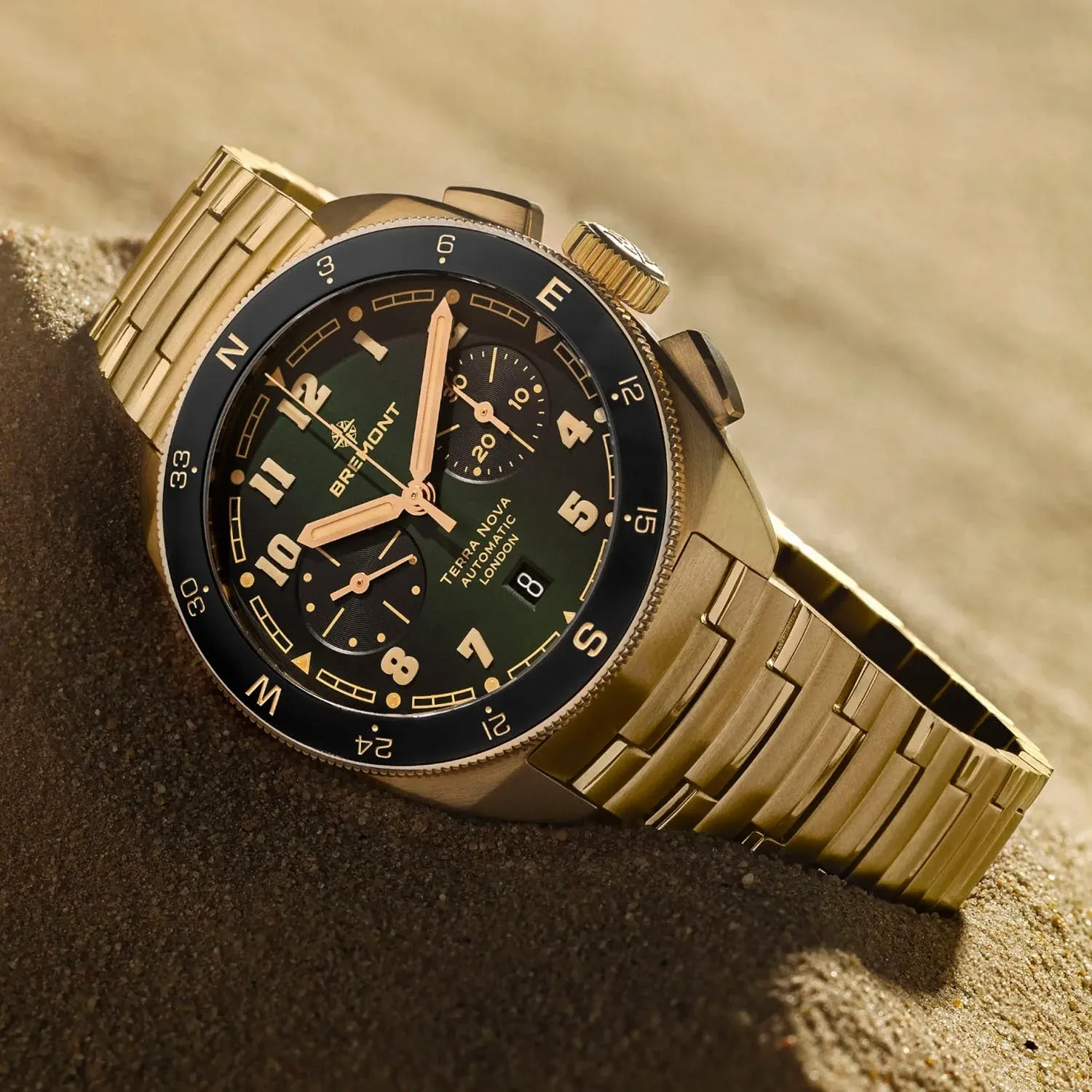 Bremont Terra Nova Chronograph Bronze Automatic – TN42-CHR-BZ-GN-B