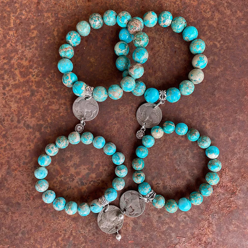 Buffalo Nickel & Turquoise