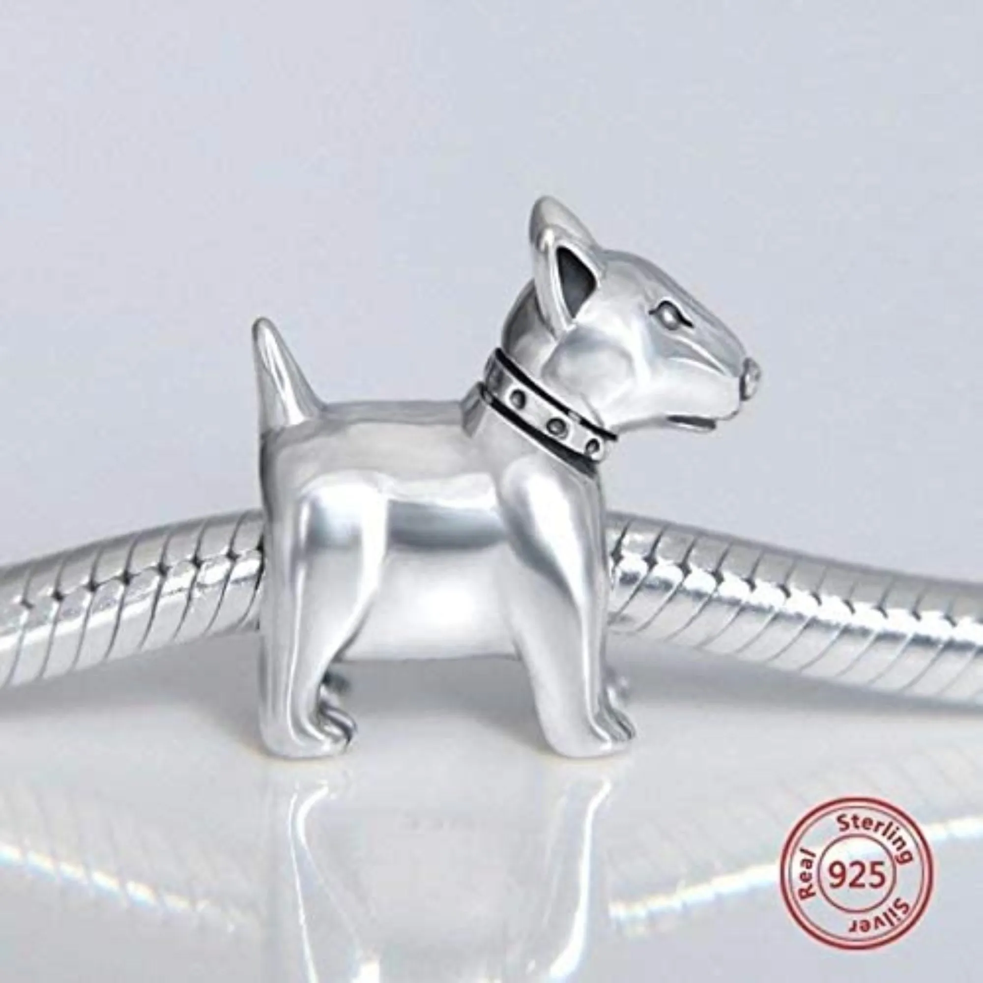 Bull Terrier Miniature English Bulldog Bead Charm