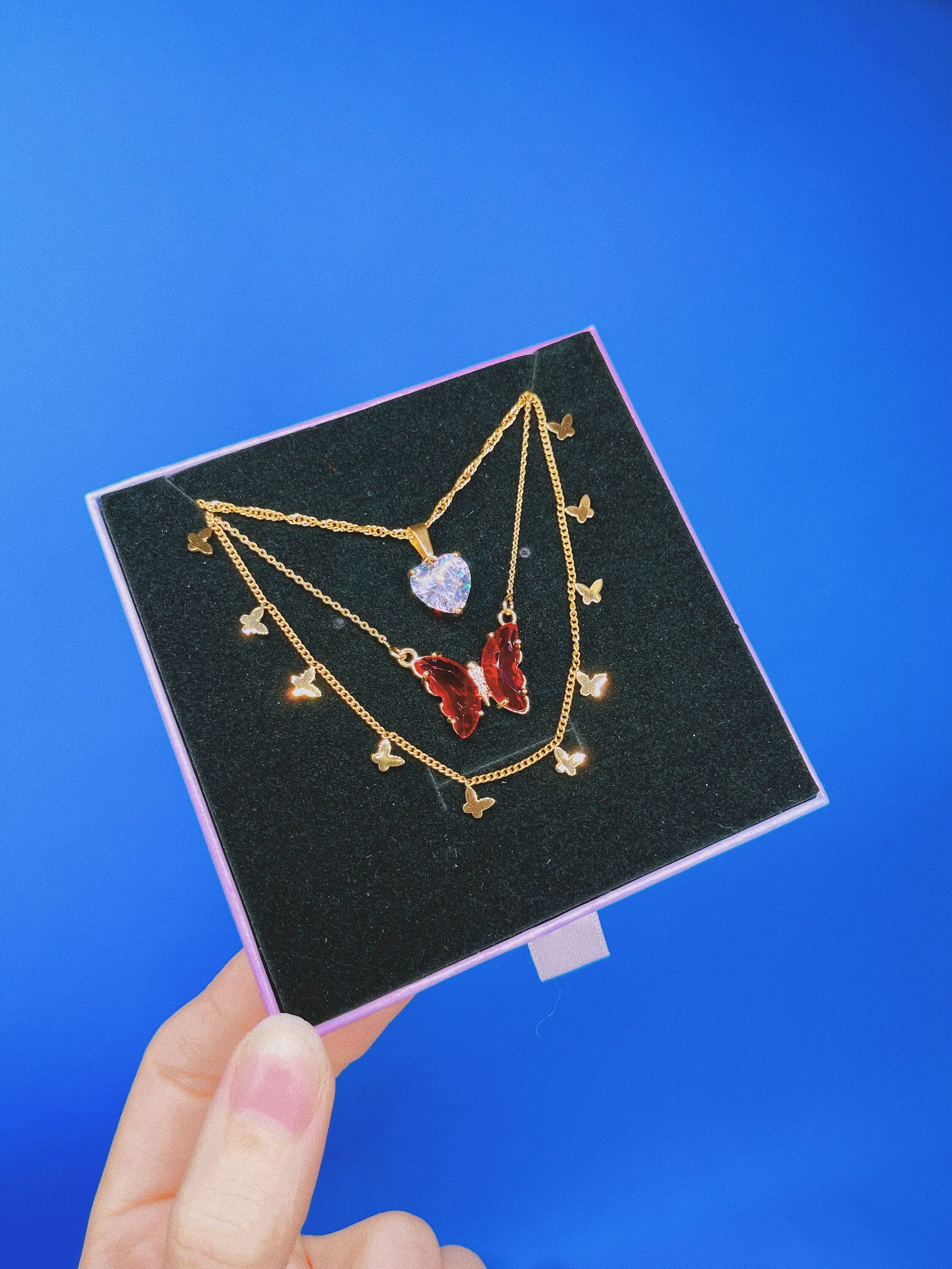 Butterfly Necklace Set, Madison