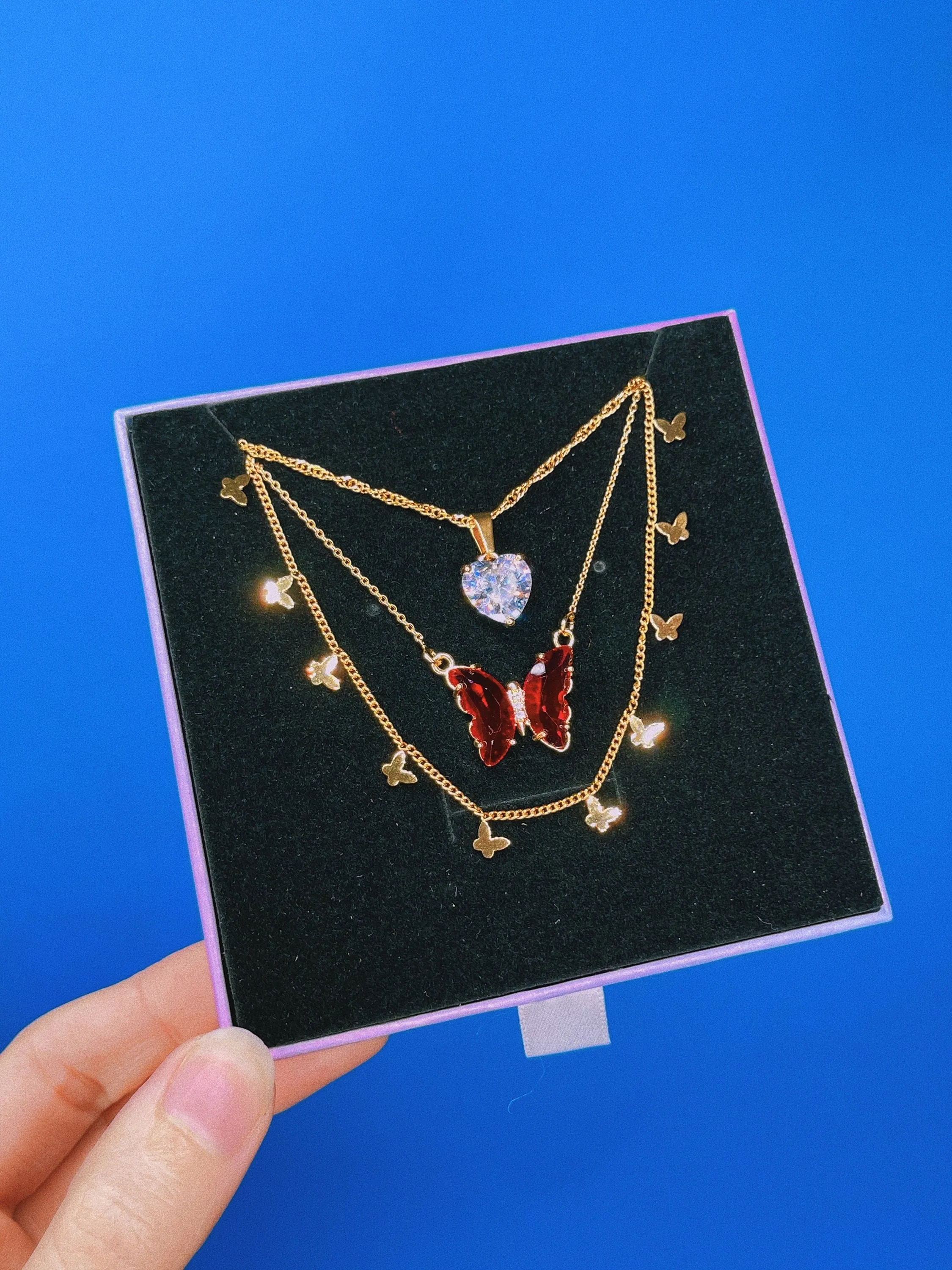 Butterfly Necklace Set, Madison