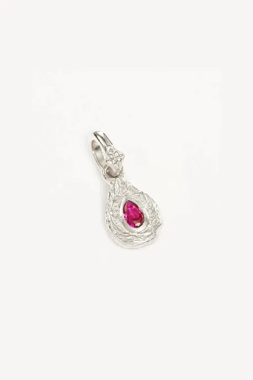 BY CHARLOTTE - WITH LOVE BIRTHSTONE PENDANTS - SILVER
