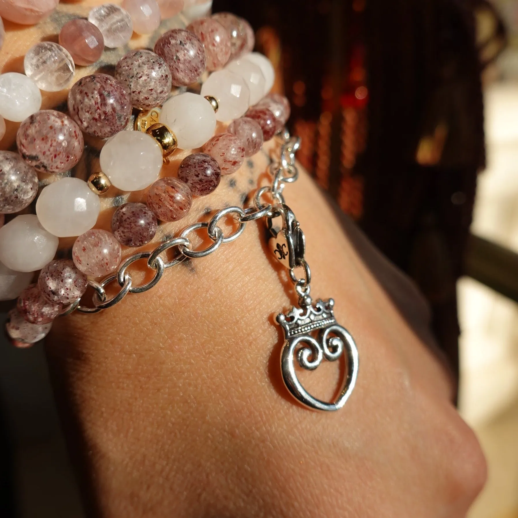 Cali Oval Link Charm Bracelet or Anklet