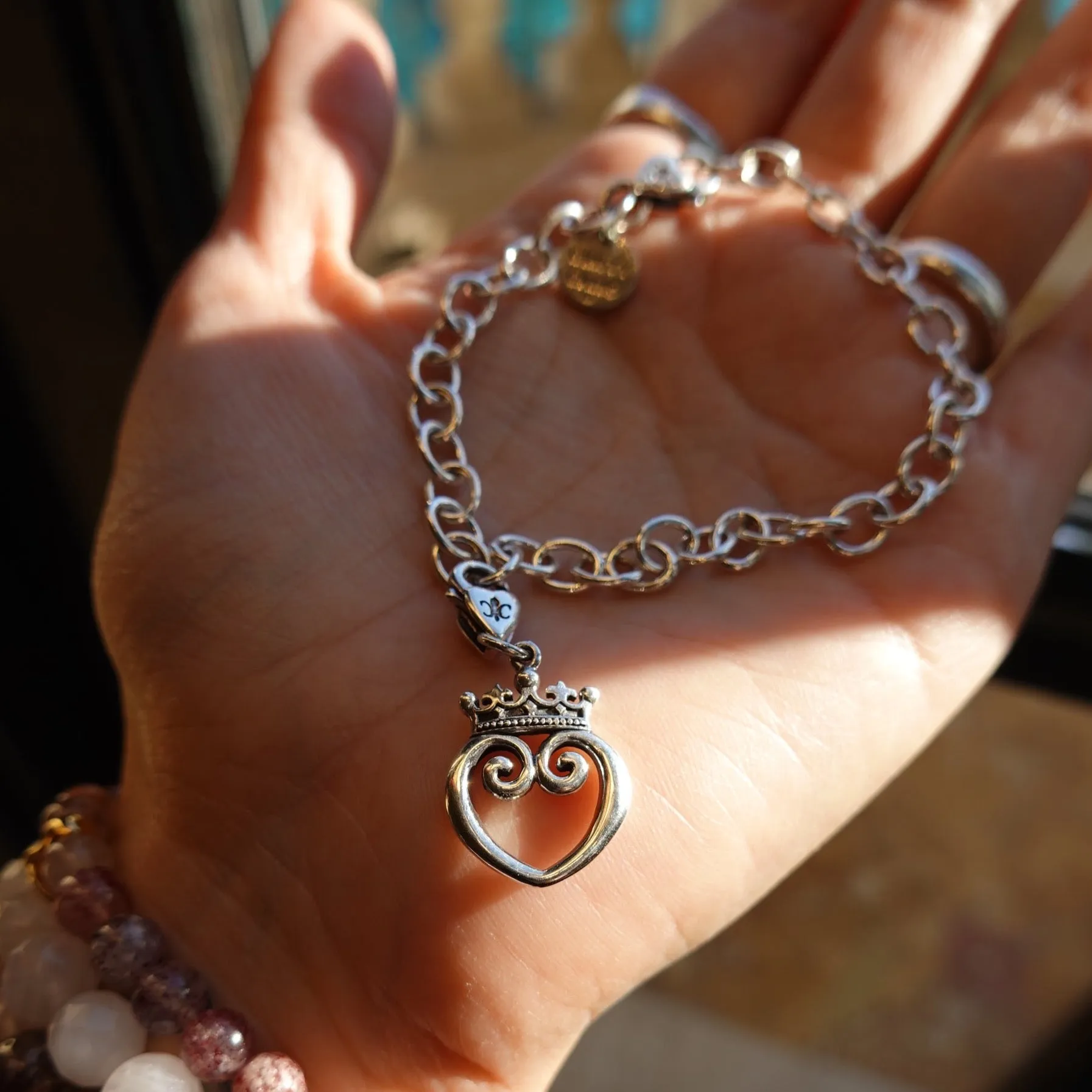 Cali Oval Link Charm Bracelet or Anklet