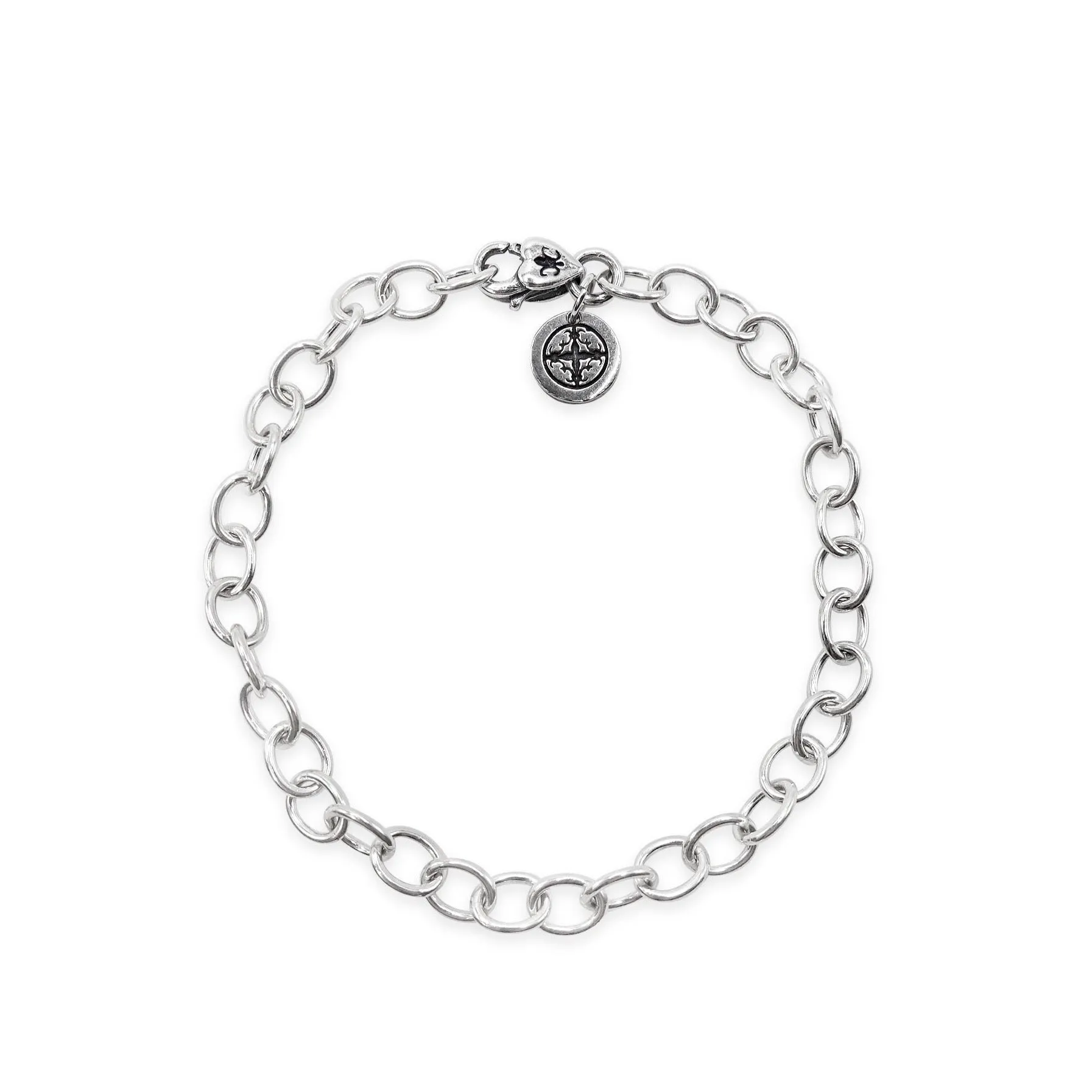 Cali Oval Link Charm Bracelet or Anklet