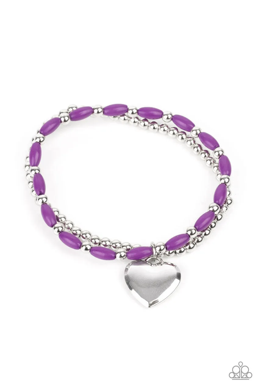Candy Gram Purple Paparazzi Bracelet