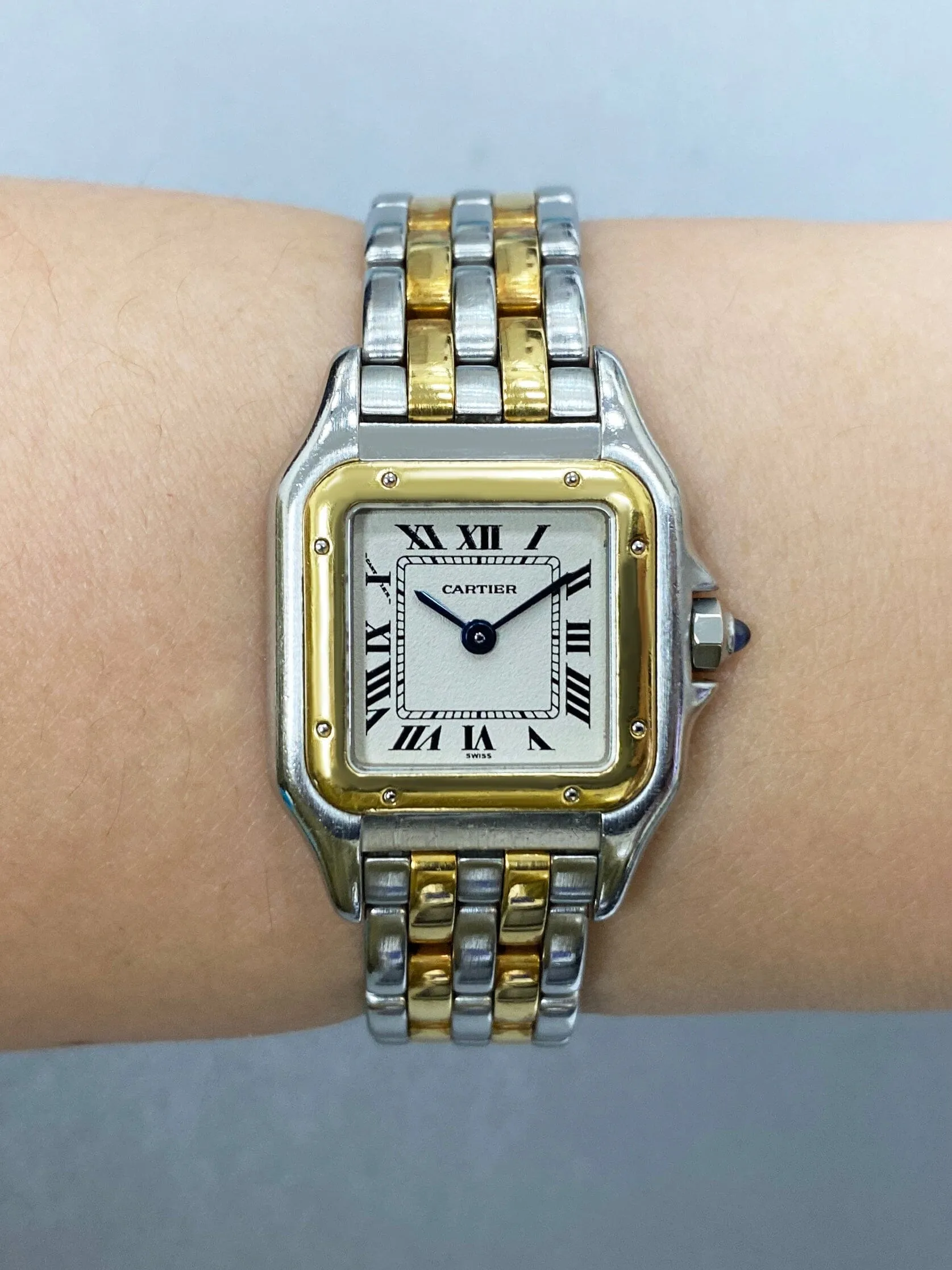 Cartier Panthere 1057917 Two Row Ladies Watch
