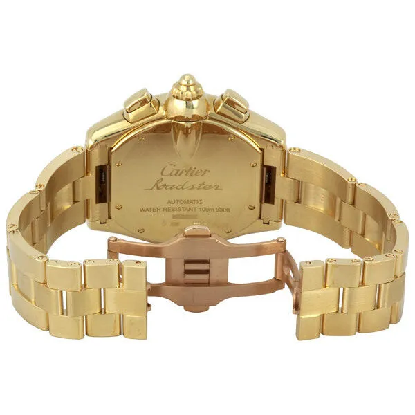 Cartier Roadster 18kt Yellow Gold Chronograph XL Men's Watch W62021Y2