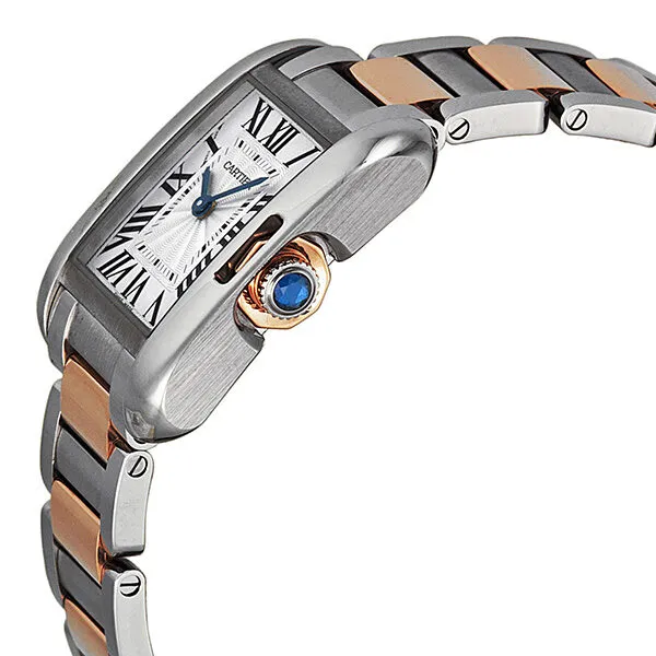 Cartier Tank Anglaise Small Silver Dial Ladies Watch W5310036