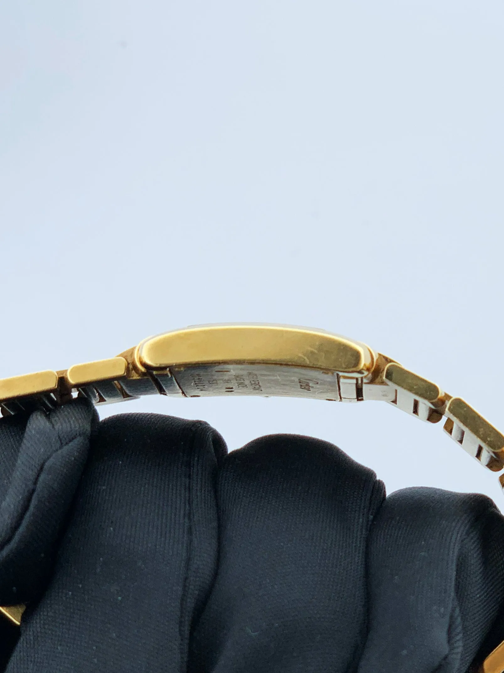 Cartier Tank Francaise 1820 18K Yellow Gold Ladies Watch Box Papers