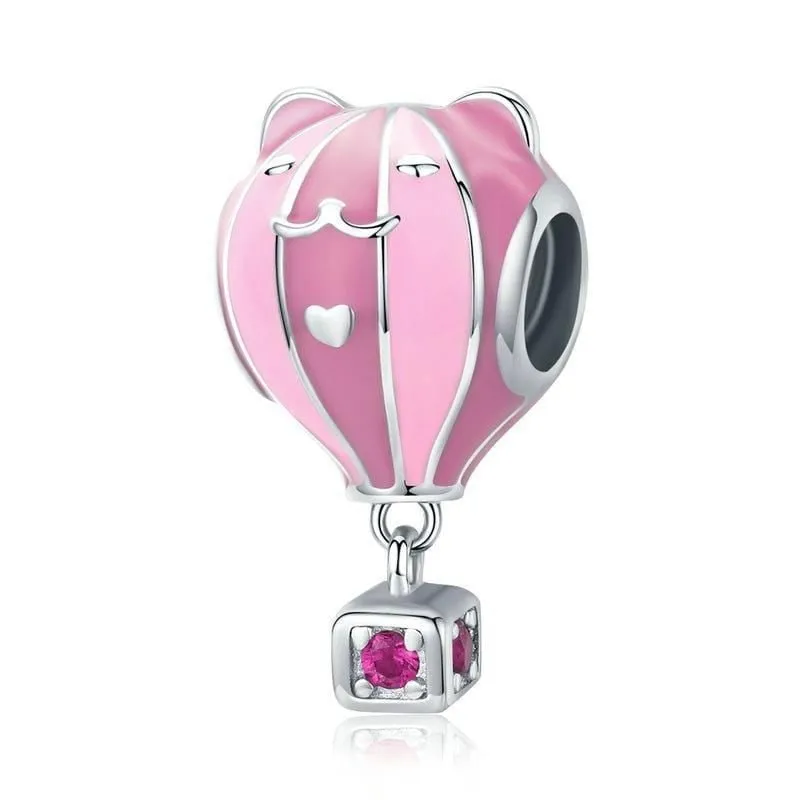 Cat Hot Air Balloon Charm