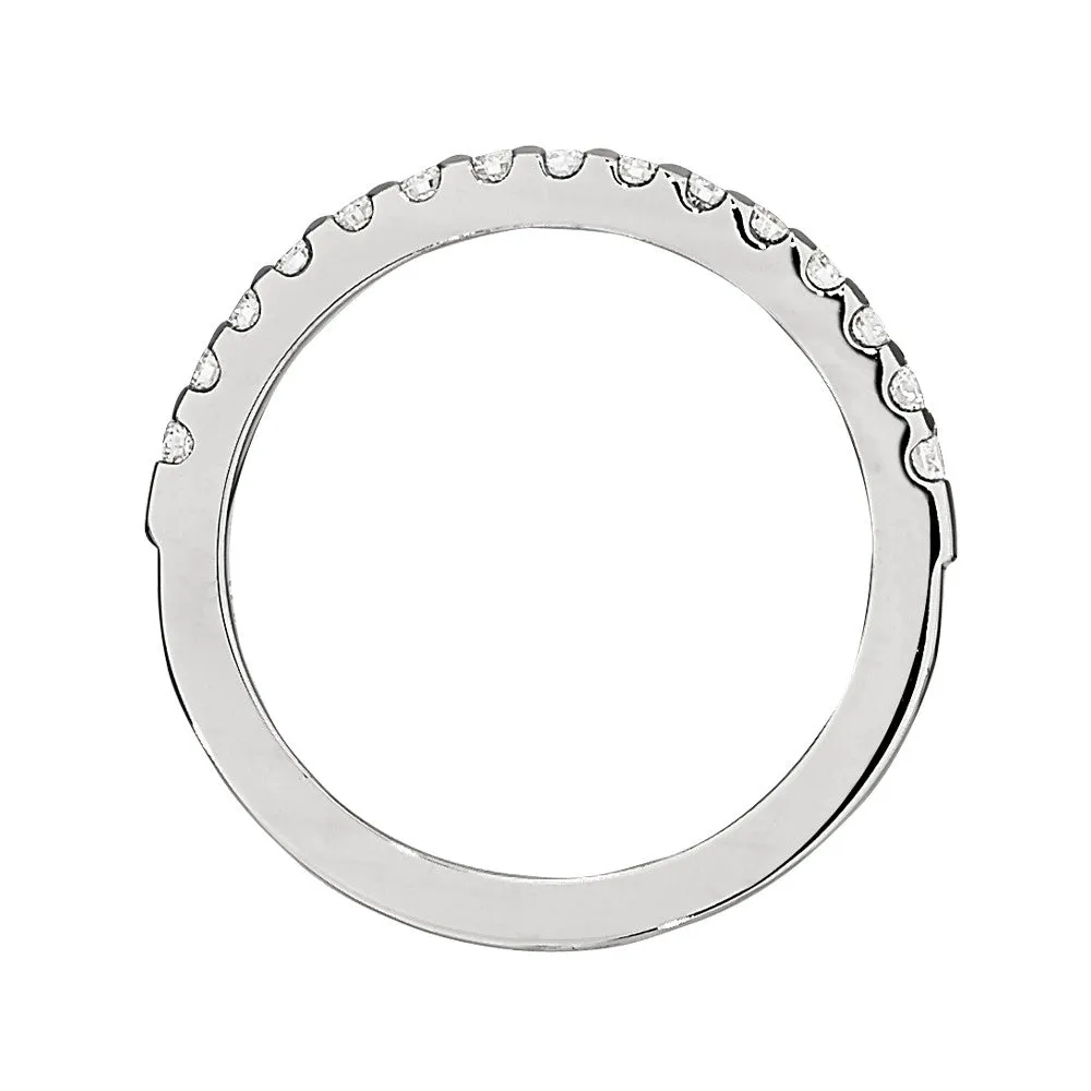 Cathedral Diamond Band Engagement Rings Setting