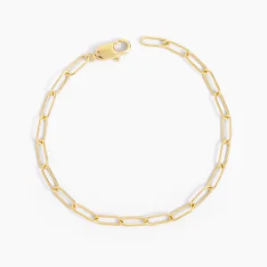 Charm Paperclip Bracelet