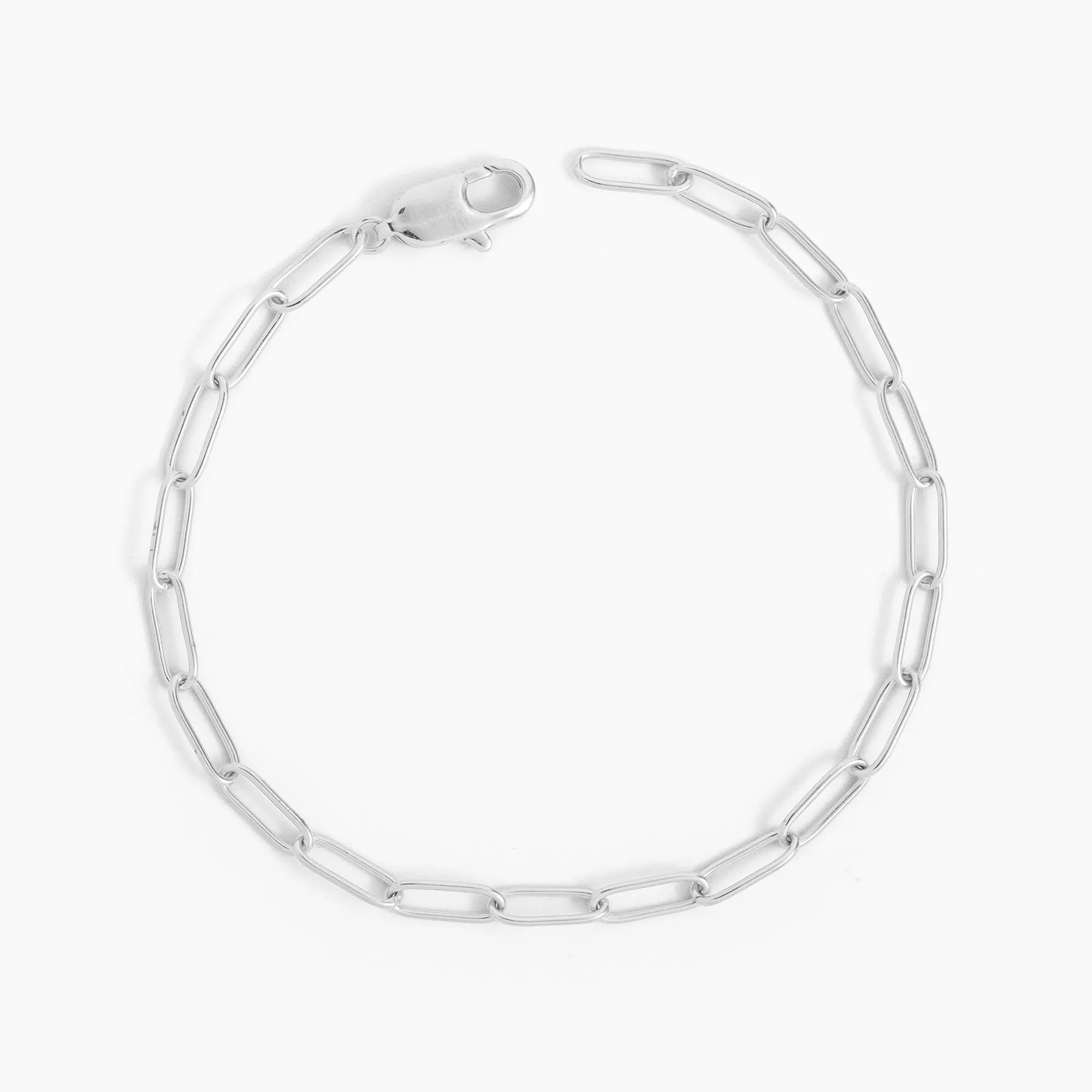 Charm Paperclip Bracelet