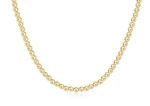 Choker Classic Gold 4mm Bead