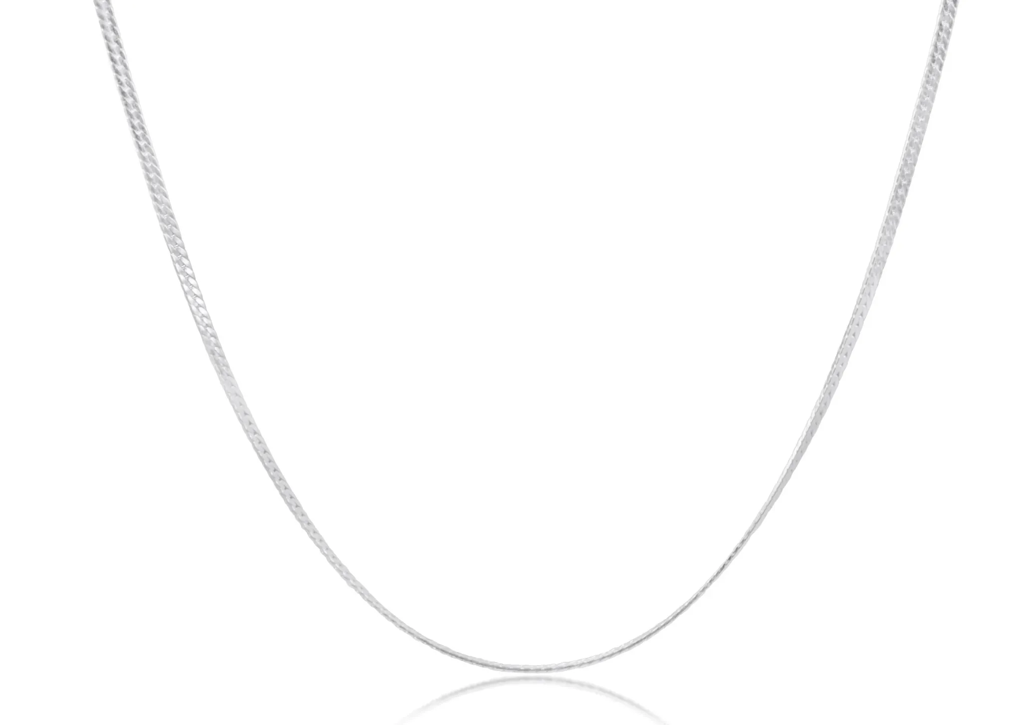 choker herringbone chain - sterling