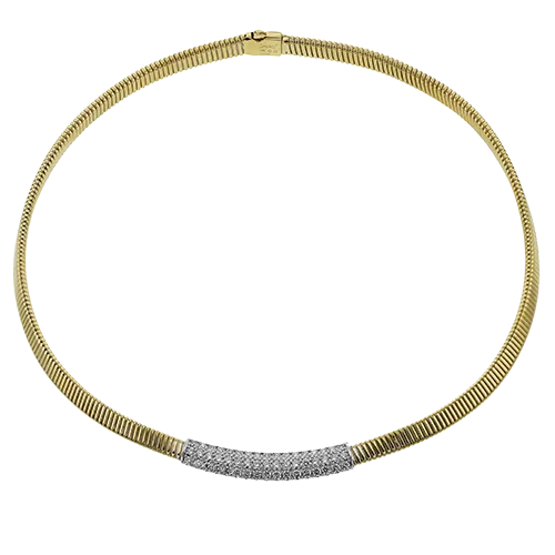 Choker in 18k Gold with Diamonds
