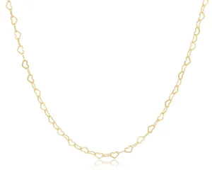 Choker Love Chain - Gold