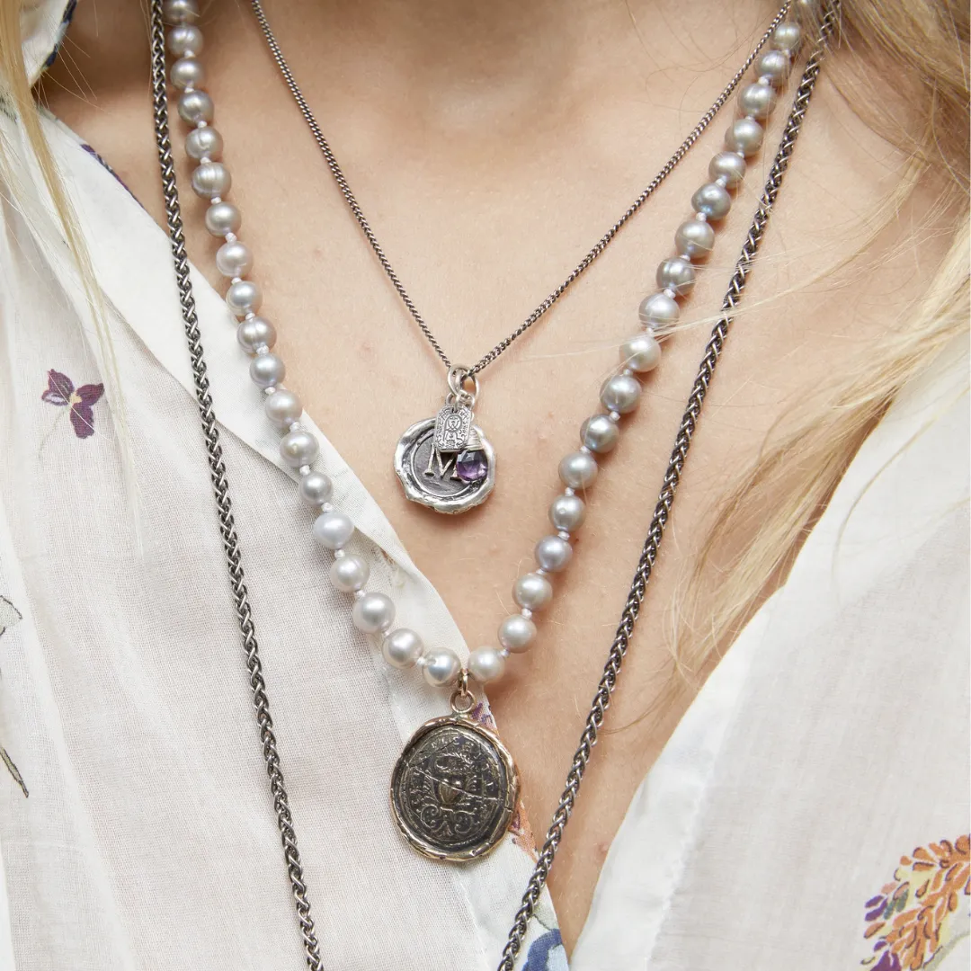 Clarity Signature Attraction Charm in Garnet