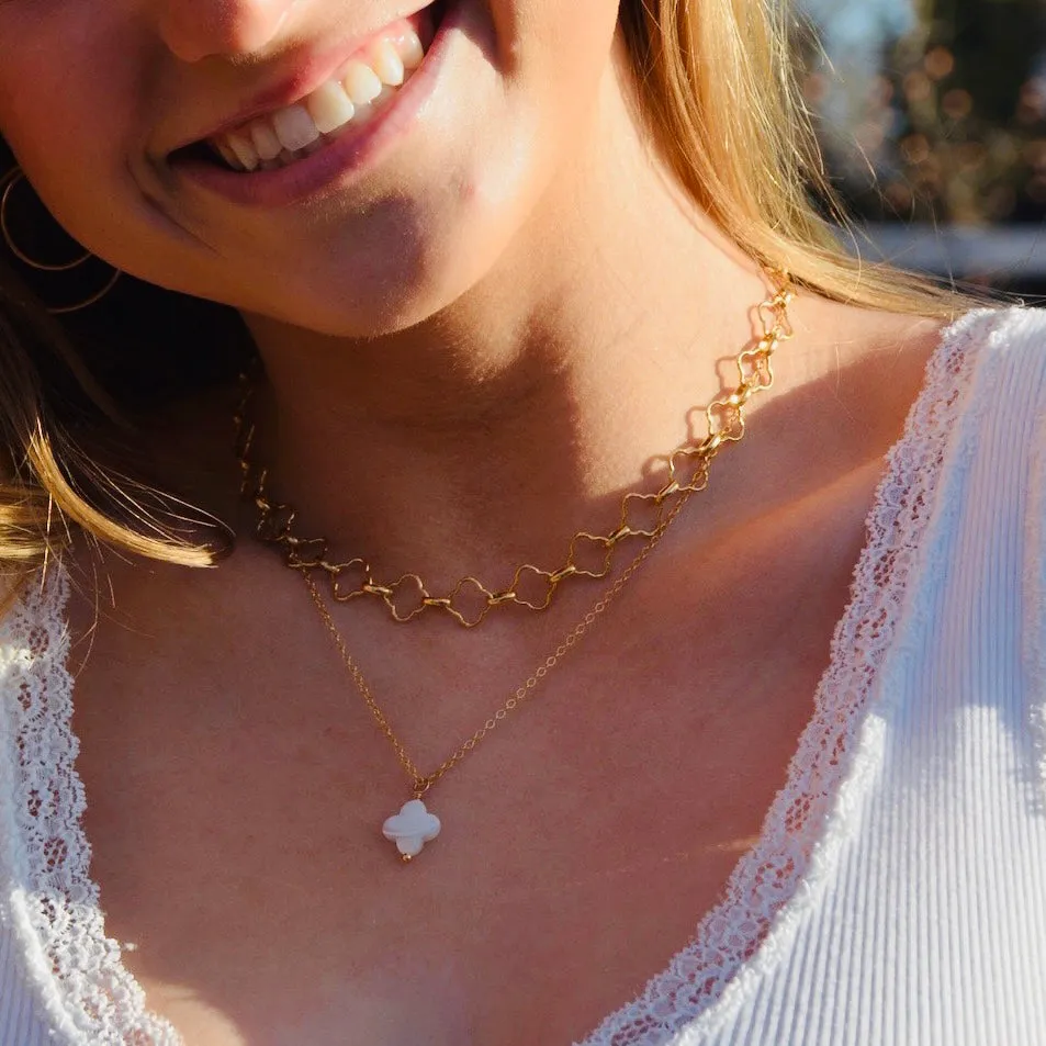 Clover Link Necklace