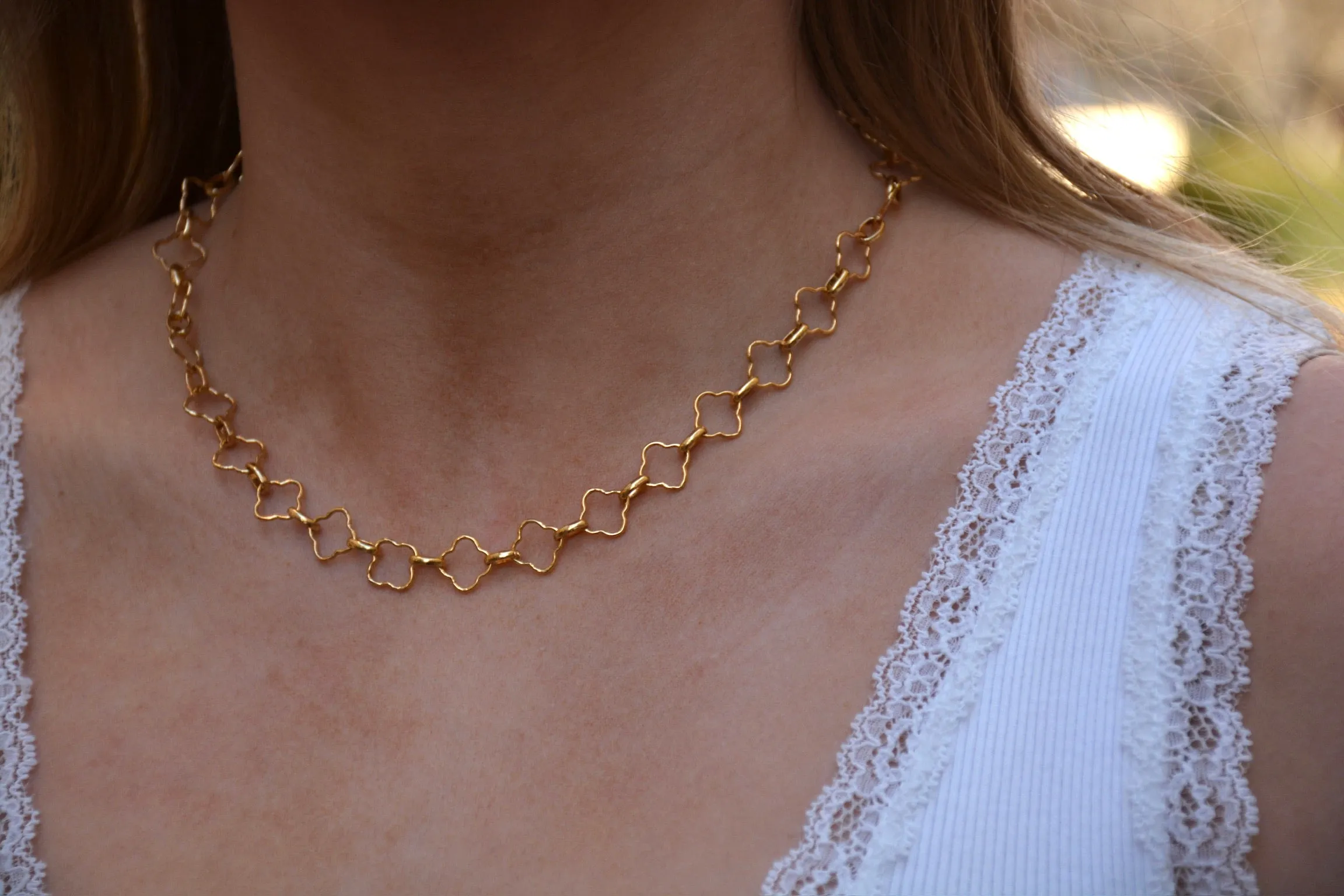 Clover Link Necklace